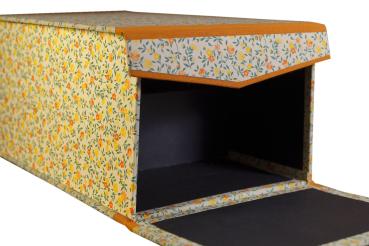 Fotobox mit aufklappbarer Vorderfront